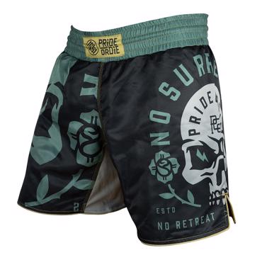 Pride Or Die no surrender MMA Shorts - Black